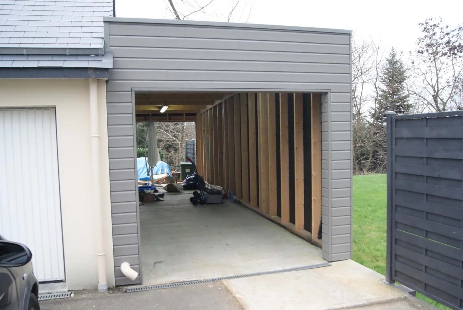 extension de maison ossature bois dinan