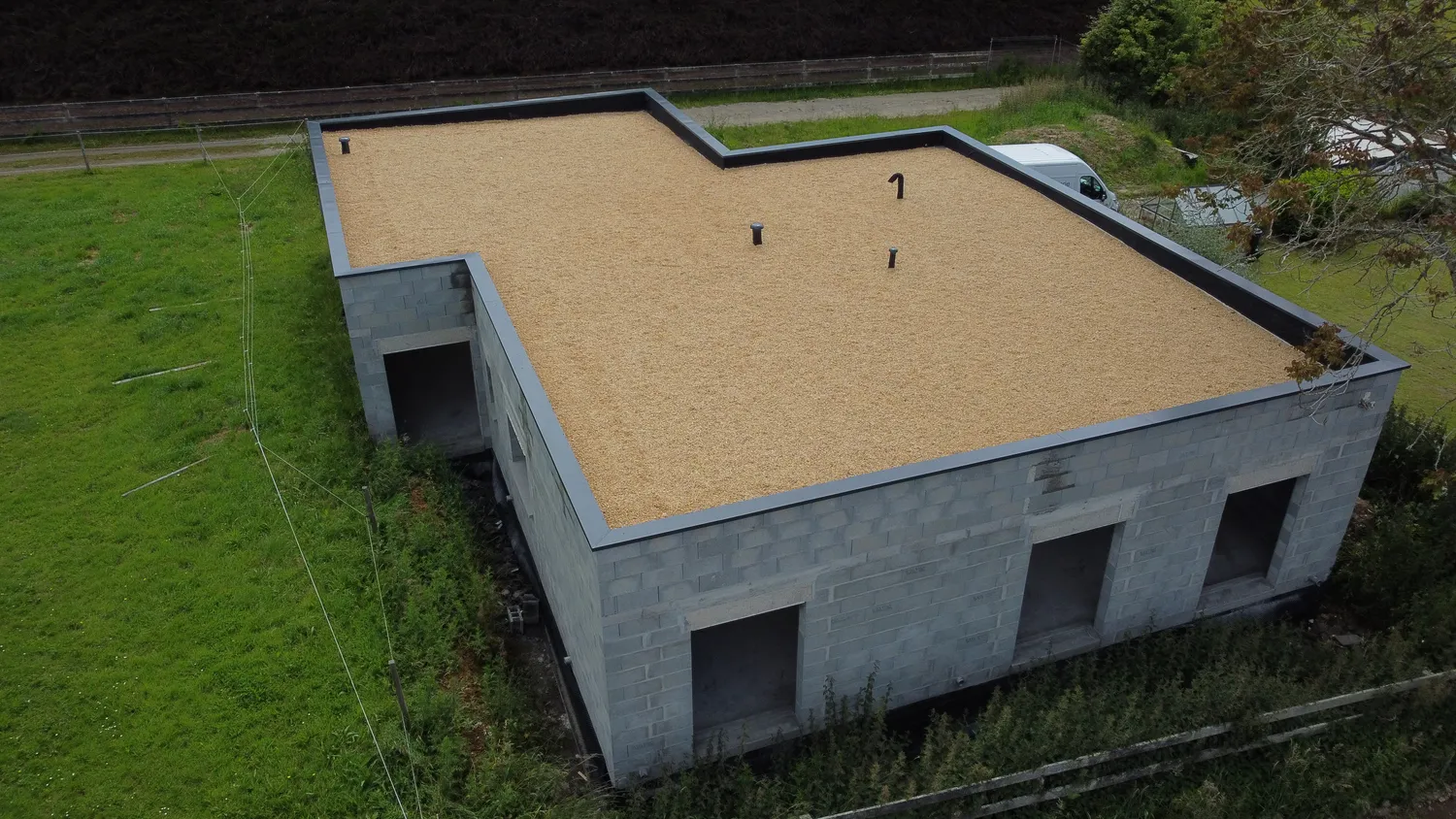surelevation de maison bois merdrignac