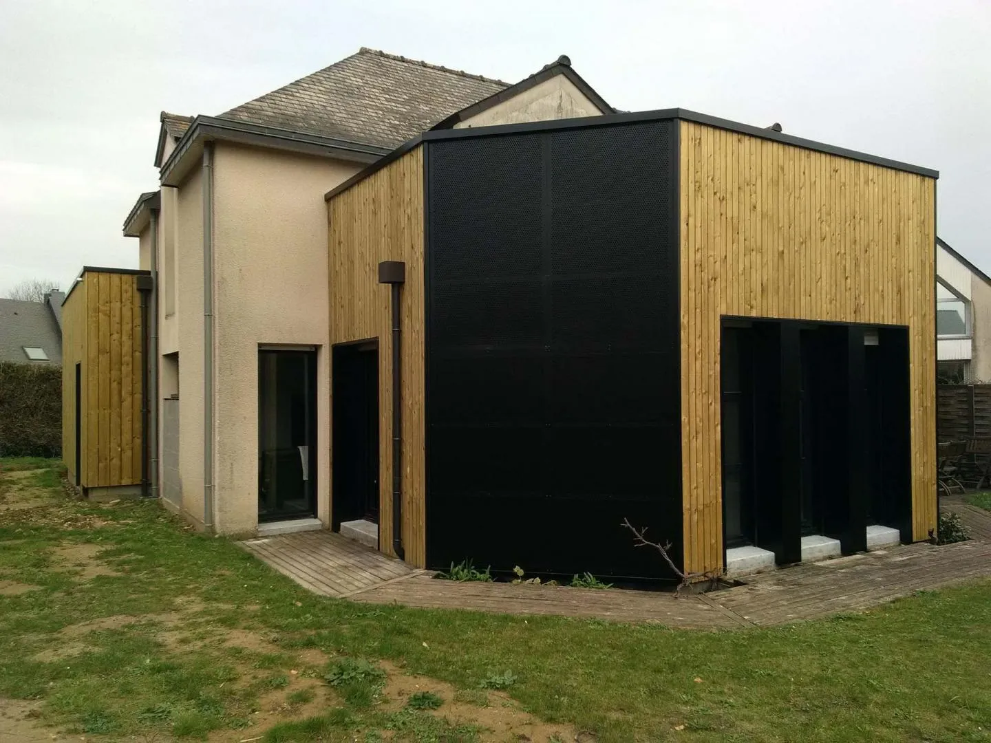 surelevation de maison bois pace
